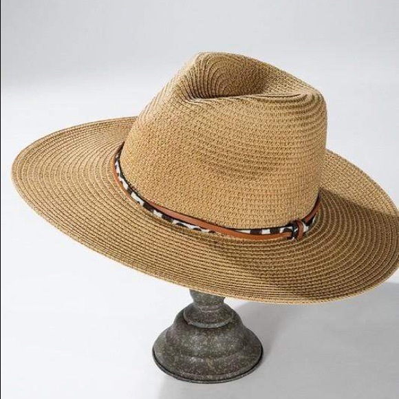 Get The Facts Panama Hat Double Trim-Dark Natural - Picture 7 of 8